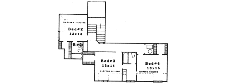 Upper/Second Floor Plan: 8-1013