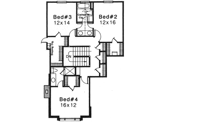 Upper/Second Floor Plan: 8-1014