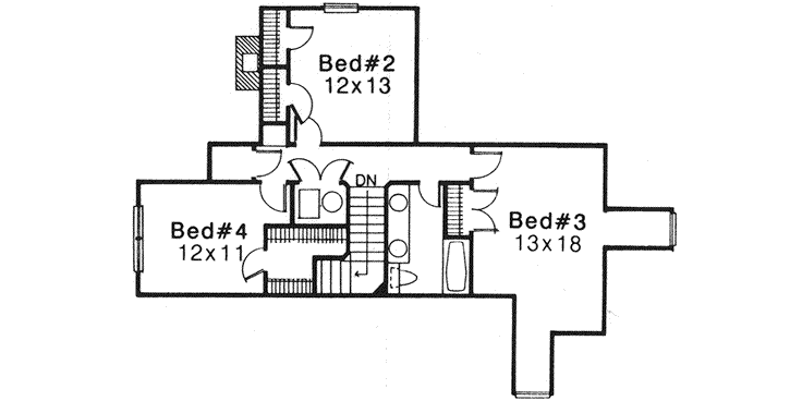 Upper/Second Floor Plan: 8-1024