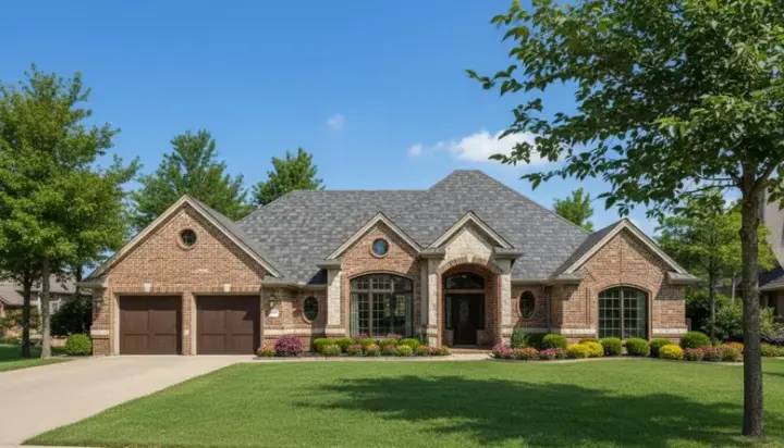 Traditional house plans 8-1027 - front exterior, 2,557 sq ft, 4 bed, 3 bath house plans | Monster House Plans