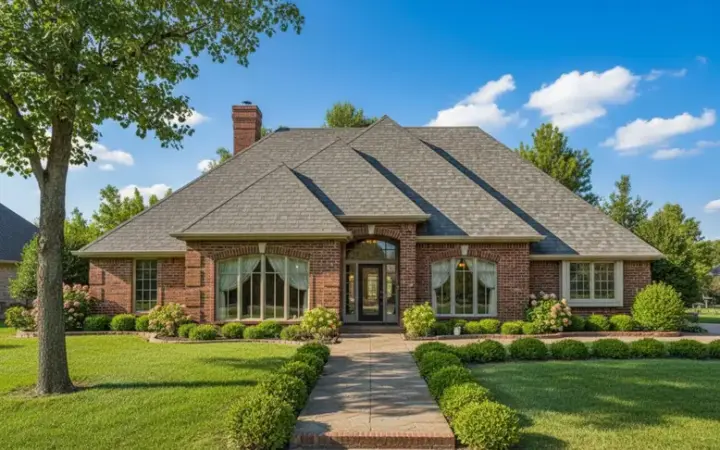 Traditional house plans 8-1028 - front exterior, 2,666 sq ft, 4 bed, 3 bath house plans | Monster House Plans
