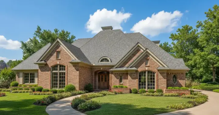 Traditional house plans 8-1032 - front exterior, 2,788 sq ft, 4 bed, 3 bath house plans | Monster House Plans