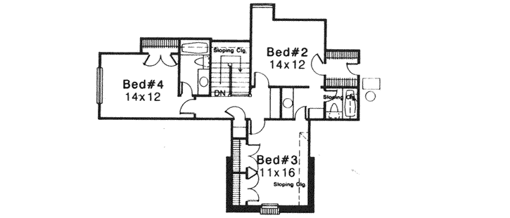Upper/Second Floor Plan: 8-1037