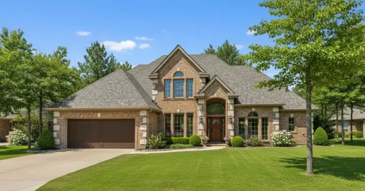 Traditional house plans 8-1038 - front exterior, 2,996 sq ft, 4 bed, 3 bath house plans | Monster House Plans