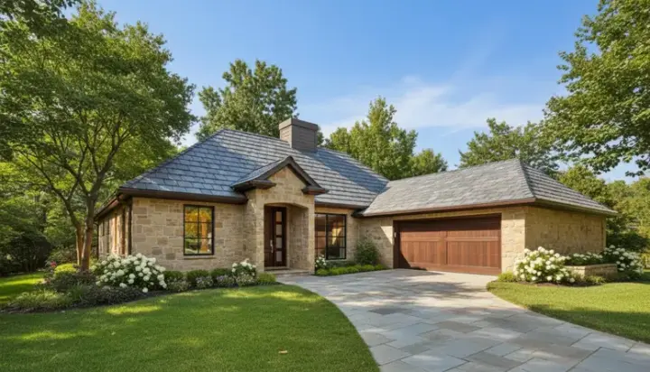 Traditional house plans 8-1040 - front exterior, 1,212 sq ft, 3 bed, 2 bath house plans | Monster House Plans