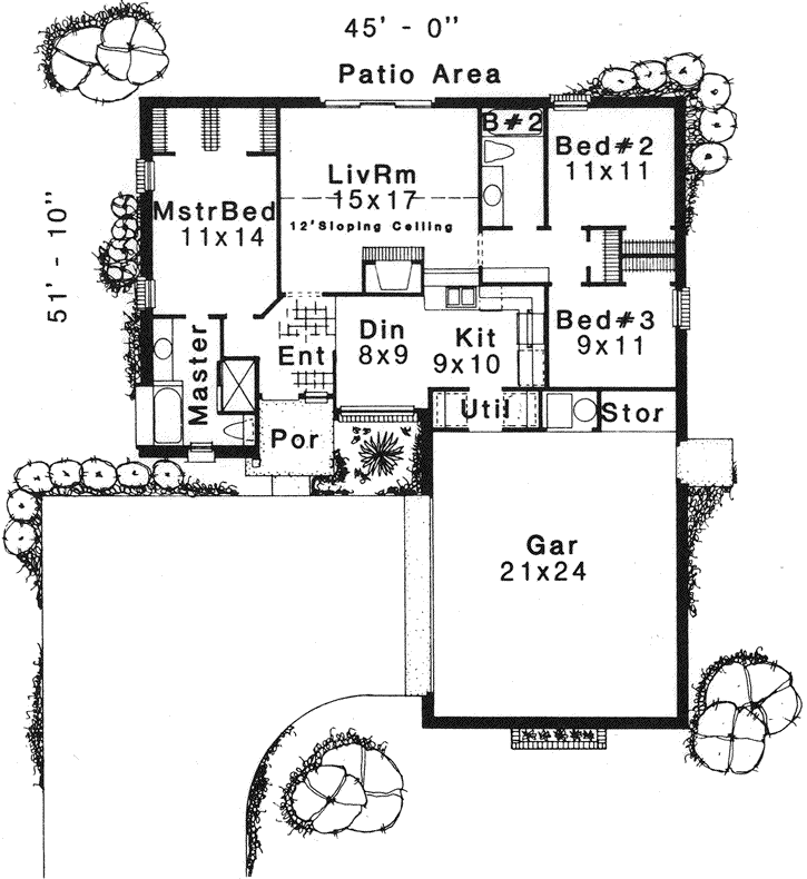 Main Floor Plan: 8-1040