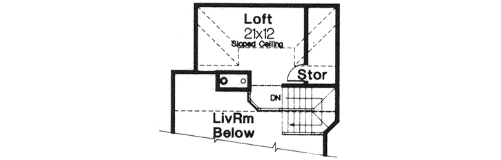 Upper/Second Floor Plan: 8-1043