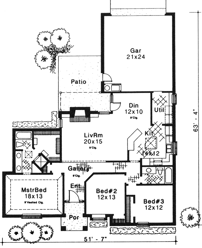 Main Floor Plan: 8-1045