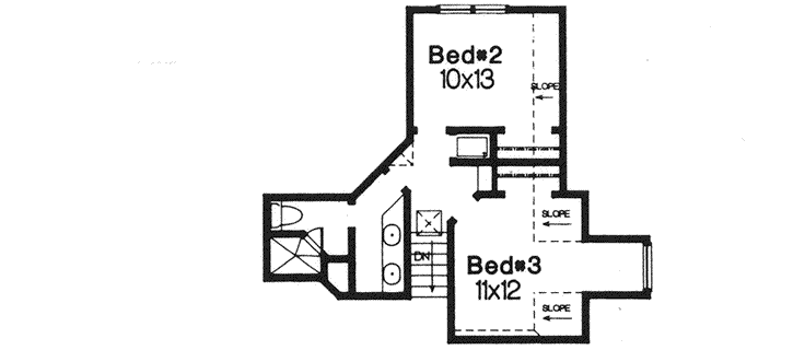 Upper/Second Floor Plan: 8-1047