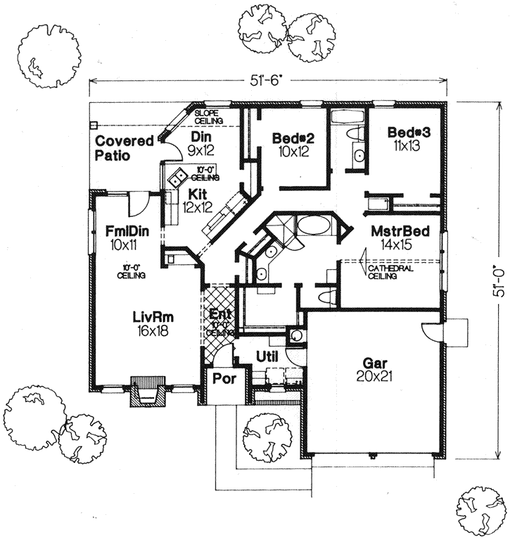 Main Floor Plan: 8-1050
