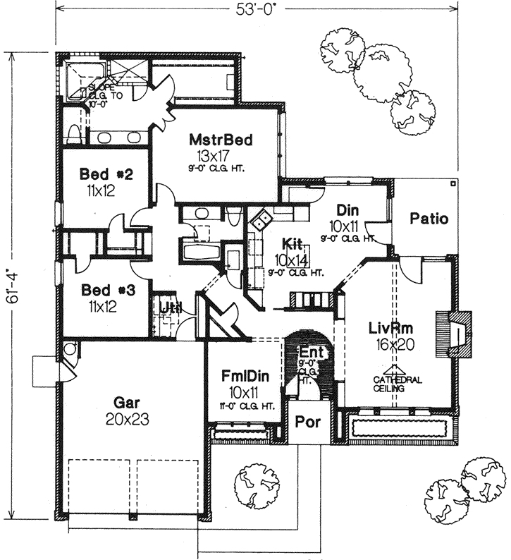 Main Floor Plan: 8-1054