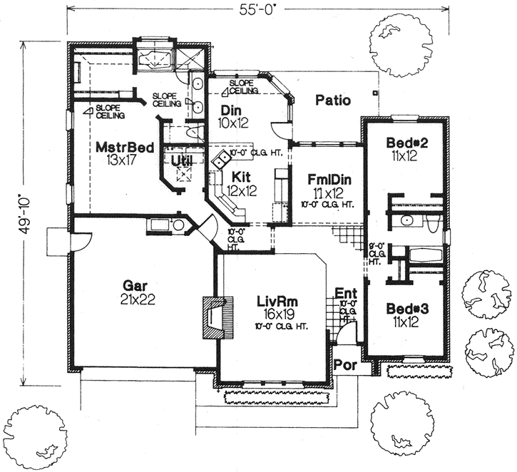 Main Floor Plan: 8-1055