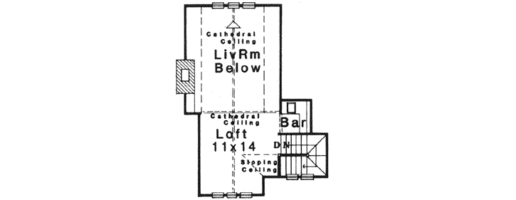 Upper/Second Floor Plan: 8-1059
