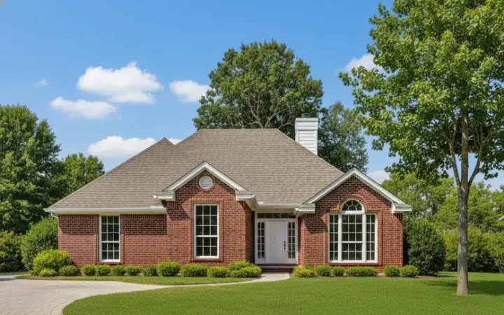 Traditional house plans 8-1061 - front exterior, 1,919 sq ft, 3 bed, 2 bath house plans | Monster House Plans