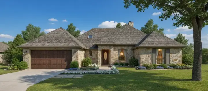 Traditional house plans 8-1063 - front exterior, 1,958 sq ft, 3 bed, 2 bath house plans | Monster House Plans