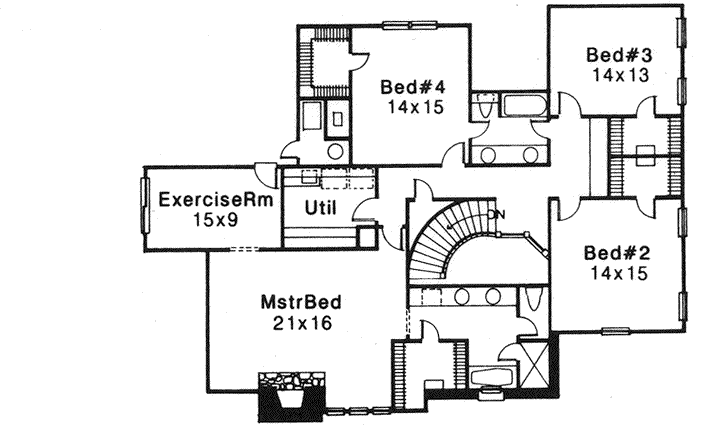 Upper/Second Floor Plan:8-1066