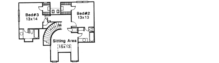 Upper/Second Floor Plan: 8-1068