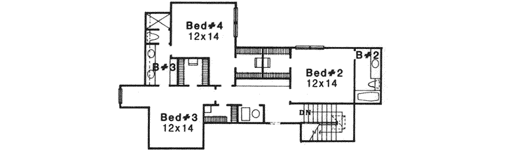 Upper/Second Floor Plan:8-1069