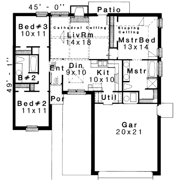 Main Floor Plan: 8-107