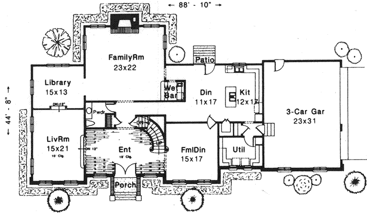 Main Floor Plan: 8-1073