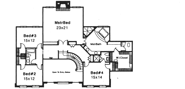 Upper/Second Floor Plan: 8-1073