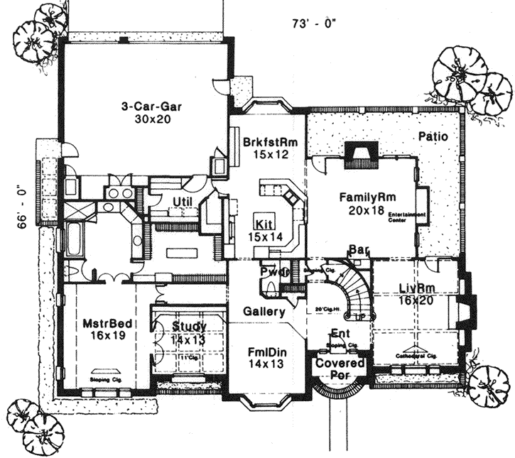 Main Floor Plan: 8-1074