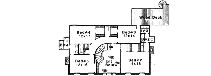 Upper/Second Floor Plan: 8-1079