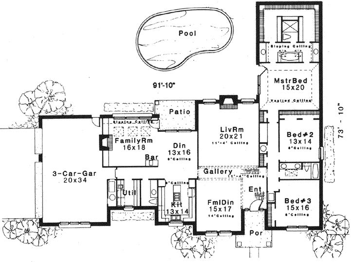 Main Floor Plan: 8-1091
