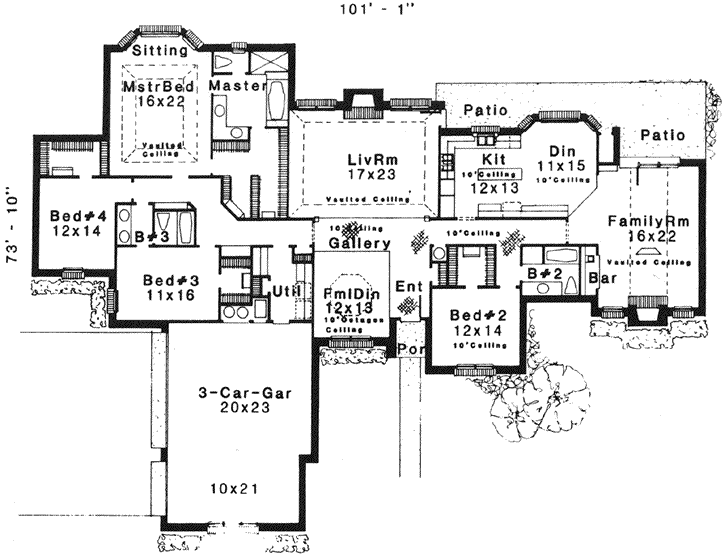 Main Floor Plan: 8-1098