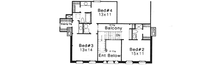 Upper/Second Floor Plan: 8-1103