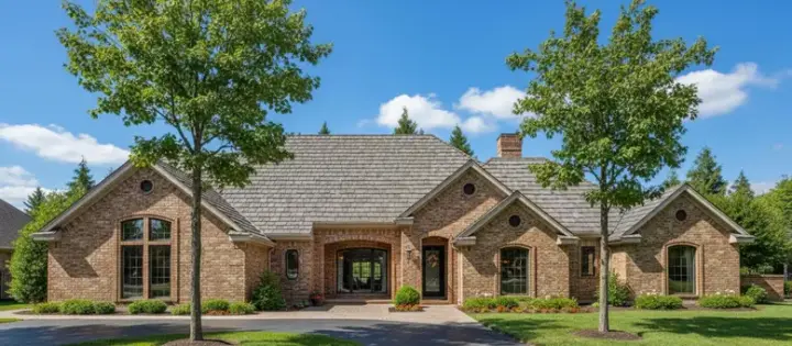 Traditional house plans 8-1104 - front exterior, 3,410 sq ft, 4 bed, 3 bath house plans | Monster House Plans