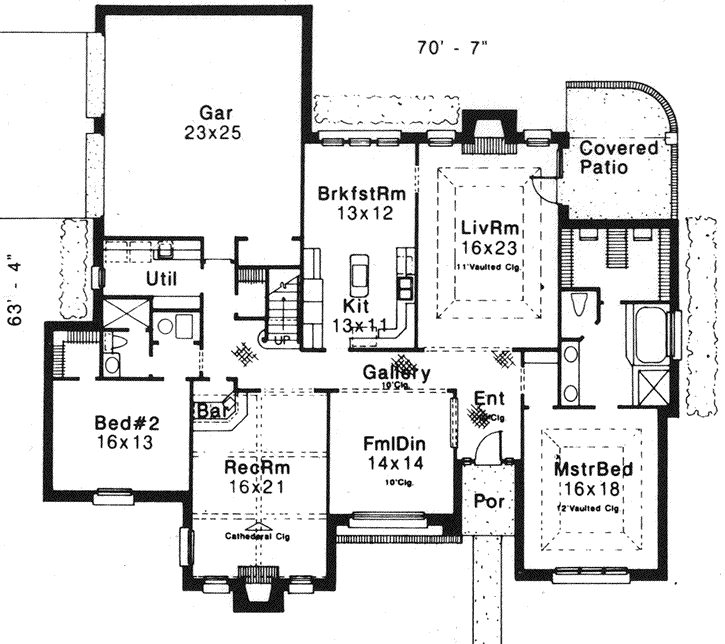 Main Floor Plan: 8-1105