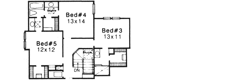 Upper/Second Floor Plan: 8-1105