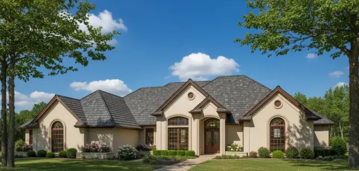 Traditional house plans 8-1109 - front exterior, 3,477 sq ft, 4 bed, 2 bath house plans | Monster House Plans