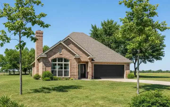 Traditional house plans 8-111 - front exterior, 1,360 sq ft, 3 bed, 2 bath house plans | Monster House Plans
