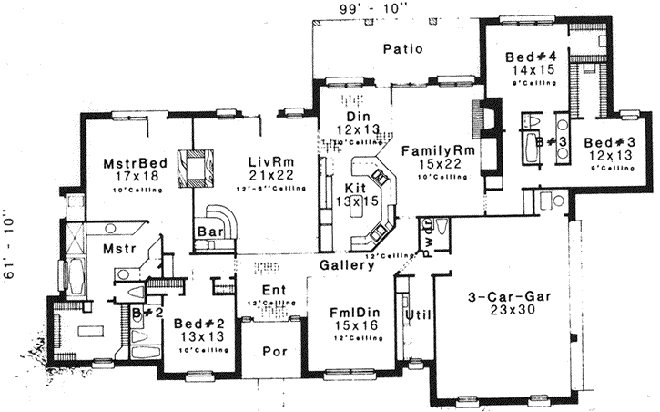 Main Floor Plan: 8-1111