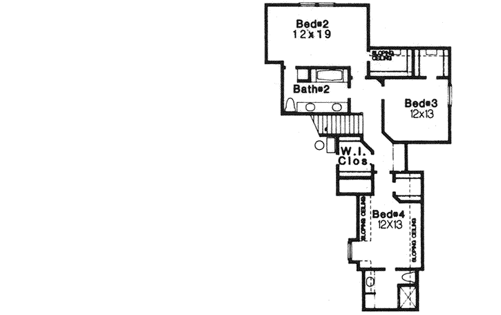 Upper/Second Floor Plan: 8-1112