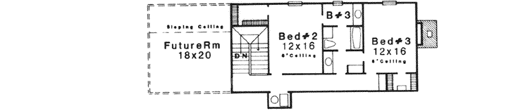 Upper/Second Floor Plan: 8-1113