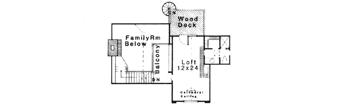 Upper/Second Floor Plan: 8-1116