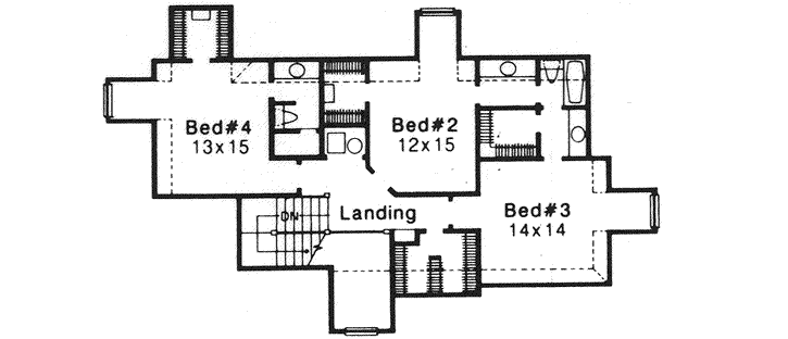 Upper/Second Floor Plan: 8-1117
