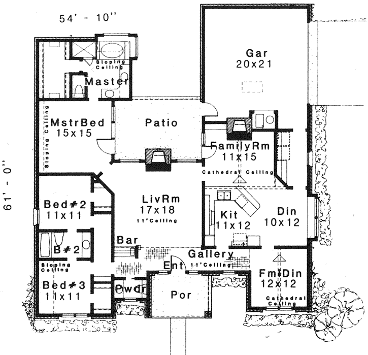 Main Floor Plan: 8-1123