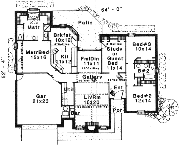 Main Floor Plan: 8-1125