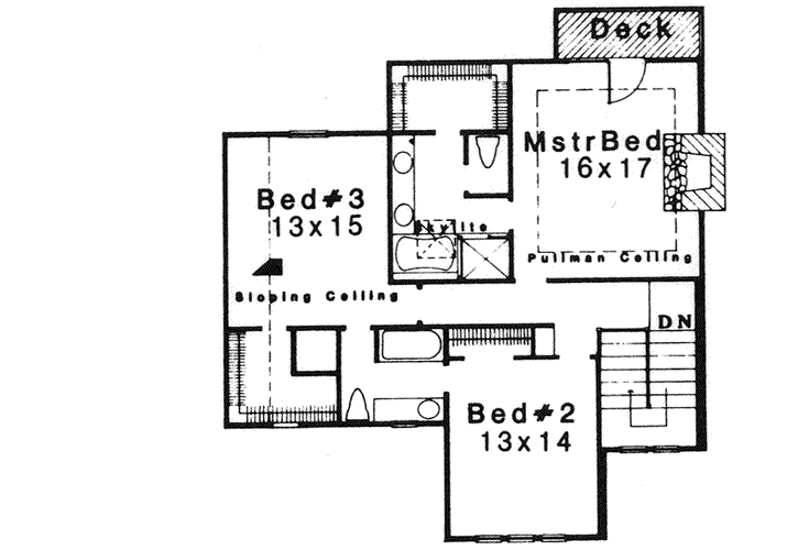 Upper/Second Floor Plan: 8-1127