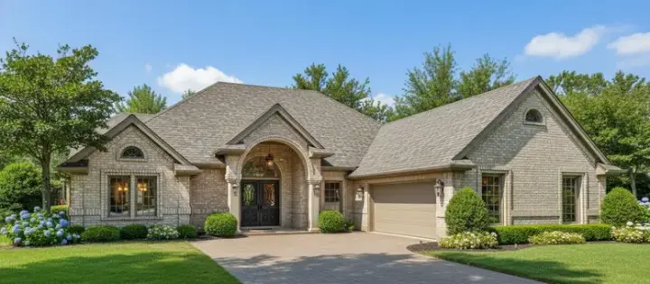 Traditional house plans 8-1128 - front exterior, 2,263 sq ft, 3 bed, 2 bath house plans | Monster House Plans