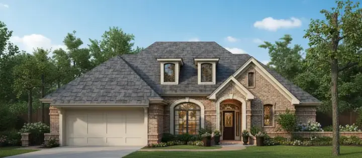 Traditional house plans 8-1129 - front exterior, 2,309 sq ft, 4 bed, 2 bath house plans | Monster House Plans