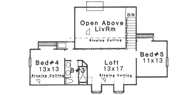 Upper/Second Floor Plan: 8-1130