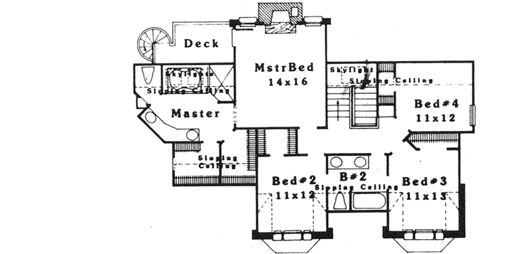 Upper/Second Floor Plan: 8-1131
