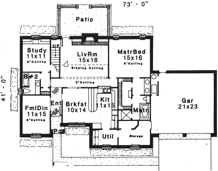 Main Floor Plan: 8-1133