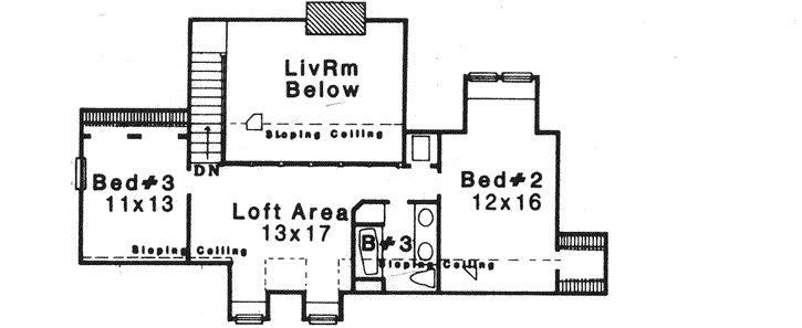 Upper/Second Floor Plan:8-1133