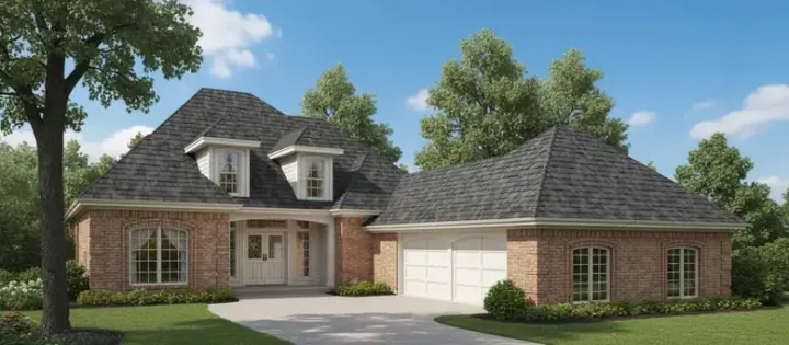 Traditional house plans 8-1141 - front exterior, 2,658 sq ft, 4 bed, 3 bath house plans | Monster House Plans